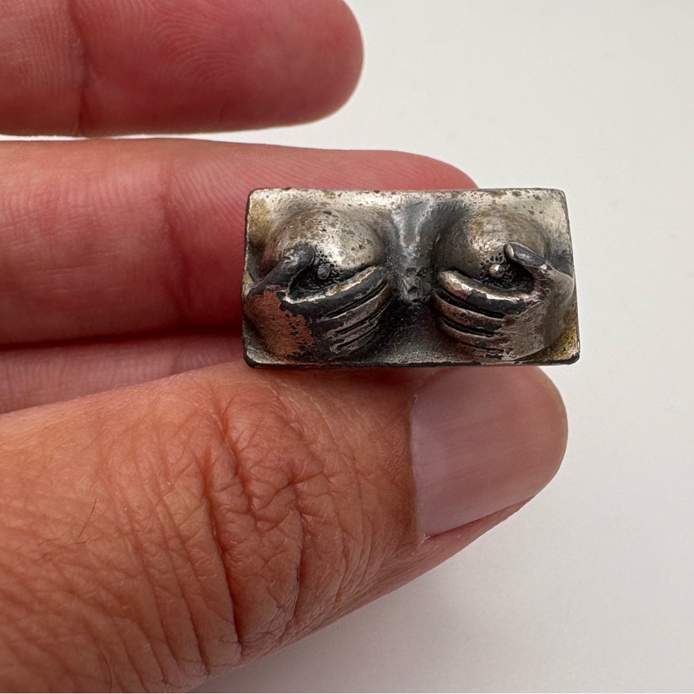 1960’s Unique Silver Toned Cufflinks